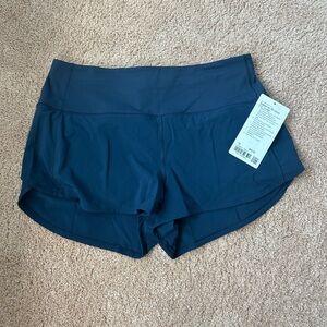 NWT true navy lululemon speed up HR 2.5 inch